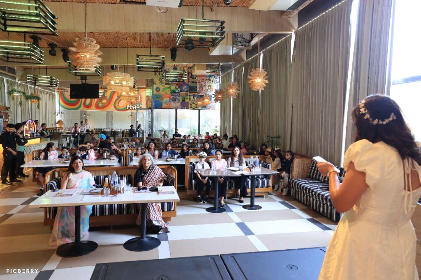 Coach Shavy Jain at a Shavy's English Hut event