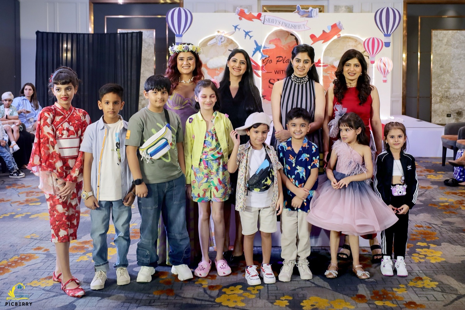 Coach Shavy Jain with the SEH team and students